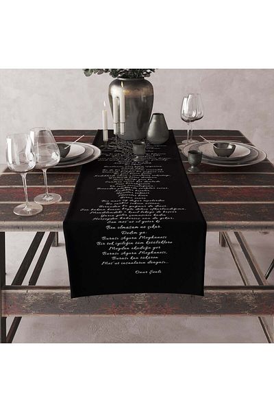 The Lucid Lab Agora Tavern Black - Copertă Poem Runner