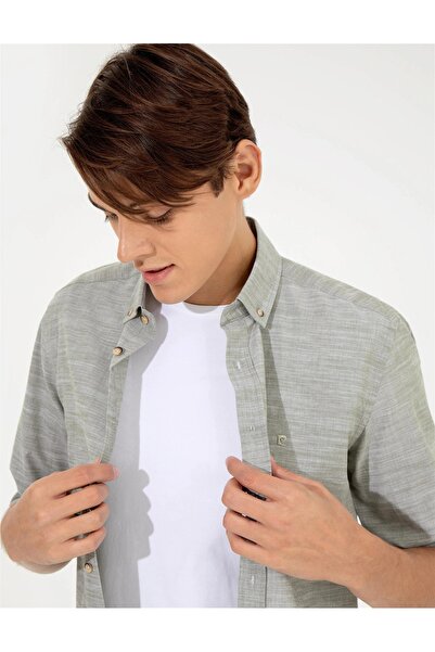 Pierre Cardin Slim fit Lan Košulja sa izgledom