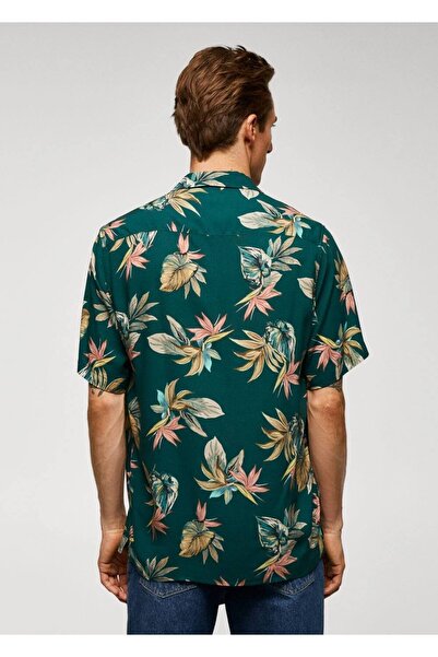 MANGO Man Regular kesim hawaiian baskılı gömlek