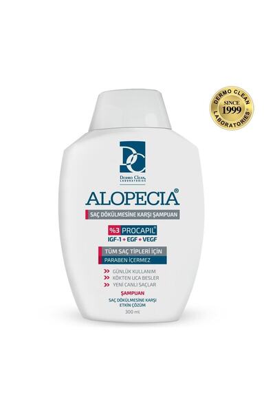 Alopecia ALOPECİA PROCAPİL VE IGF İÇERİKLİ SAÇ DÖKÜLMESİNE KARŞI ŞAMPUAN VE IGF SERUM SETİ