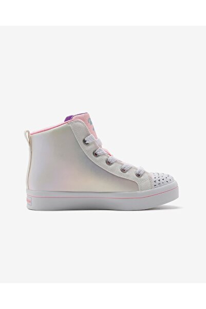 SKECHERS Twi-Lites 2.0 - Wingsical Wis Büyük Kız Çocuk Beyaz Işıklı Bot 314453L Wmlt