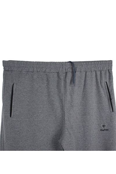 marufshop Ανδρική φόρμα μεγάλου μεγέθους κάτω από 2 κλωστές γκρι