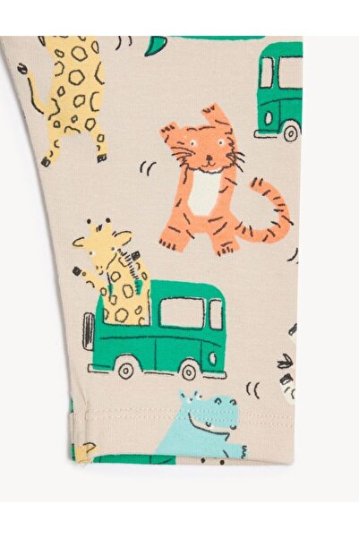 Marks & Spencer Hayvan Desenli Legging Tayt (0-3 Yaş)