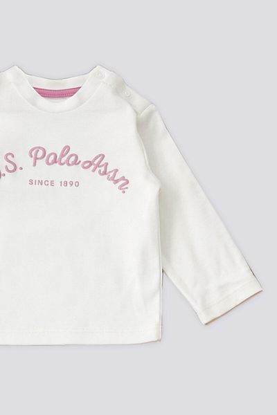 U.S. Polo Assn. طقم أطفال مكون من 3 قطع بغطاء للرأس وسحاب من يو اس بولو أسن داستي روز ويلسوفت
