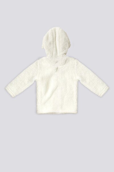 U.S. Polo Assn. U.S. Polo Assn Krem Fermuarlı Welsoft Bebek Bebek Hırka
