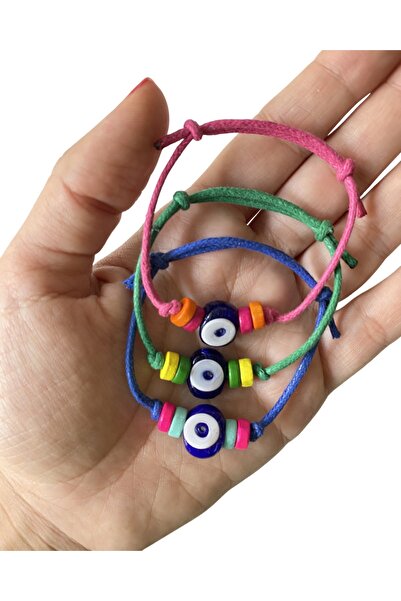 TAKI BY EKİN CAM NAZAR BONCUKLU, 3LÜ YETİŞKİN BİLEKLİK