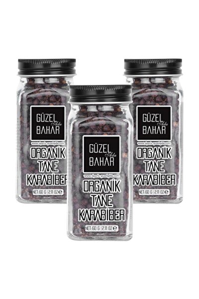 Güzel Ada Gıda Organik Tane Karabiber 3x60 gr
