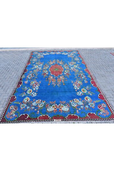 Kayra Export El Dokuma Halı 282x434 Cm , Anadolu Halı, Mavi Yün Halı