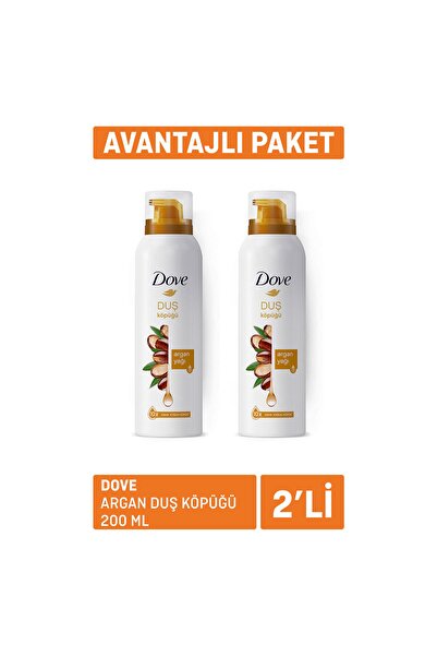 Dove Argan Duş Köpüğü 200Ml x 2
