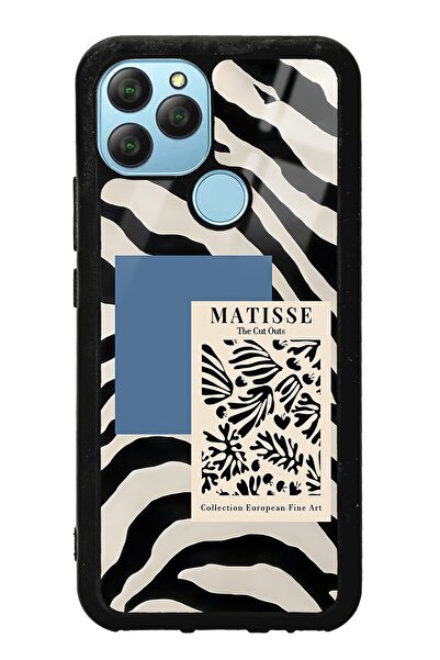 Spoyi GM 21 Zebra Matısse Tasarımlı Glossy Telefon Kılıfı