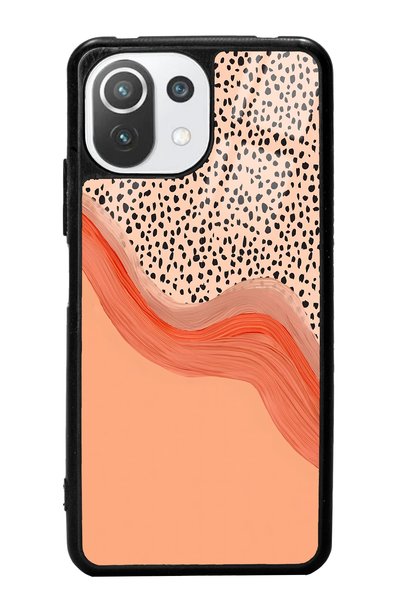 Spoyi Xiaomi Mi 11 Lite Glossy Phone Case with Nude Speckle Design