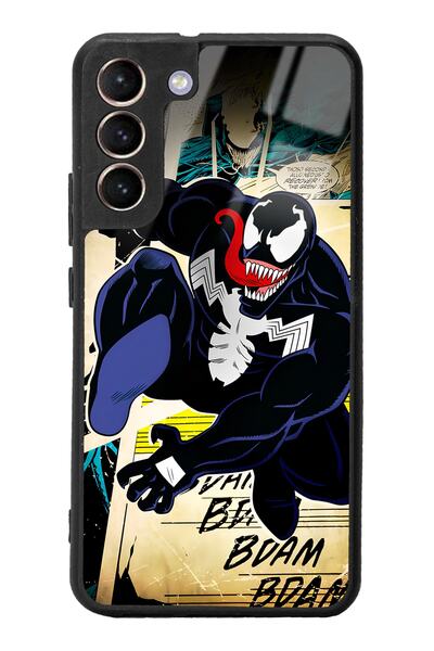 Spoyi Glossy Phone Case for Samsung S22 Plus Venom Design