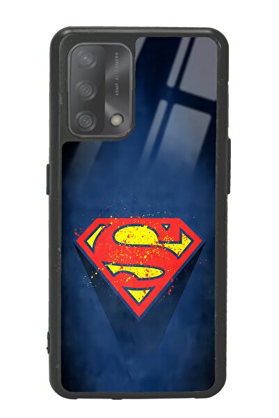 Spoyi Oppo A74 Superman Tasarımlı Glossy Telefon Kılıfı