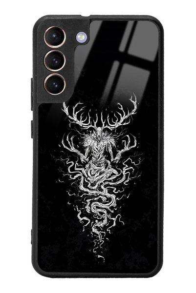 Spoyi Samsung S22 Plus Witcher 3 Deer Design Glossy Phone Case