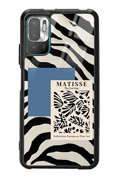 Spoyi Xiaomi Redmi Note 10 5g Zebra Matısse Tasarımlı Glossy Telefon Kılıfı Uyumlu
