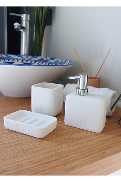 The Mia Marble Bathroom Set 3 Pieces