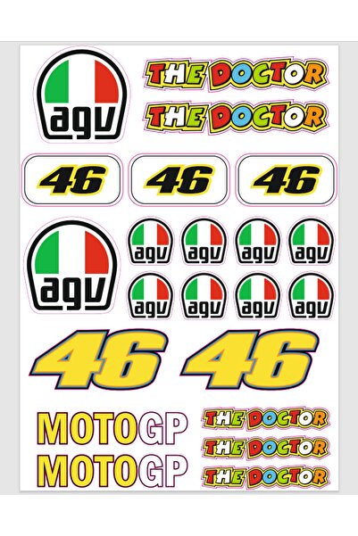 MOTOSEPETİM MOTOSİKLET KASK STİCKER