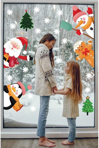 efekt reklam زينة عيد الميلاد - سانتا كلوز، البطريق، رجل الكوكيز، رجل زجاج ال...