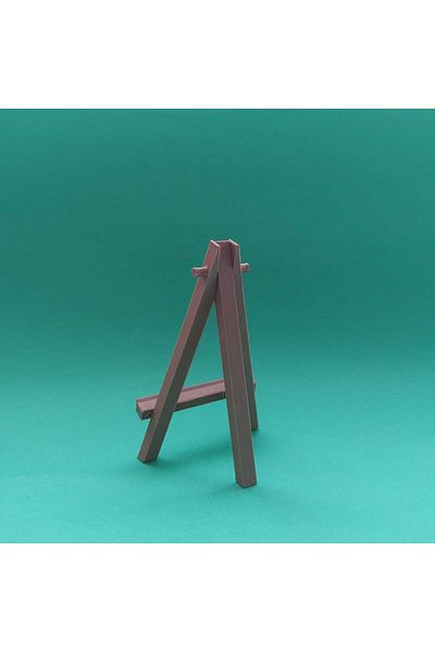 Zells workshop Photo Frame Tabletop Easel and Ataturk Photo - Brown