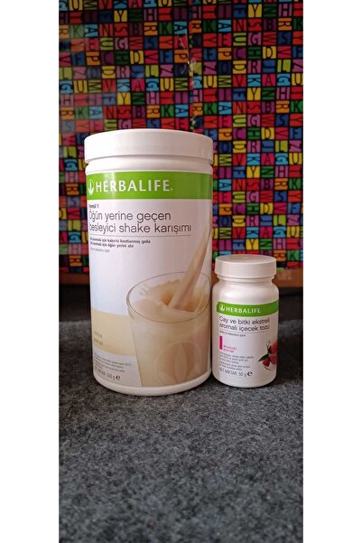 Herbalife Set Mini Vanilya Shake ve Ahududu Aromalı Çay 50 gr