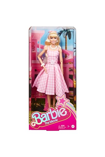 Barbie The Movie - Barbie Pembe Elbiseli Bebek HPJ96 Lisanslı Ürün