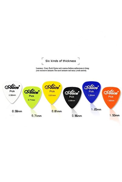 Genel Markalar 22 ADET Gitar Penası Elektro Guitar Pick Akustik Gitar Penası ...