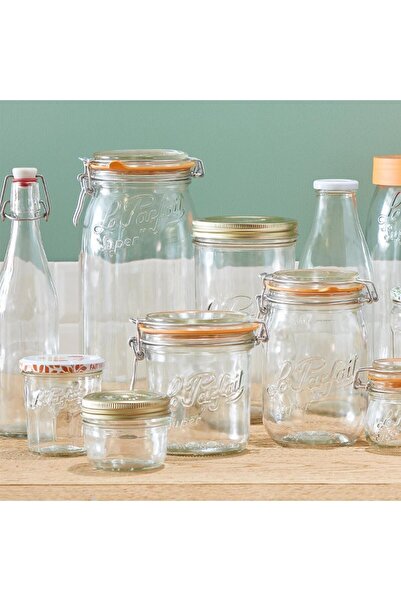 Le Parfait Super Terrines Glass Jar with Clip/Seal 200 ml (2 Pieces)