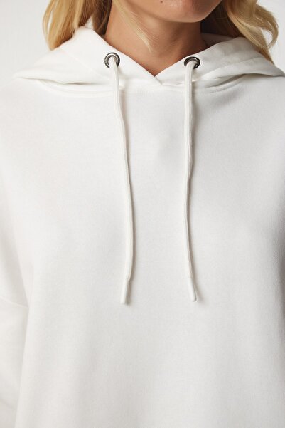 Happiness İstanbul Dámská základní mikina s kapucí a kapucí SM00153