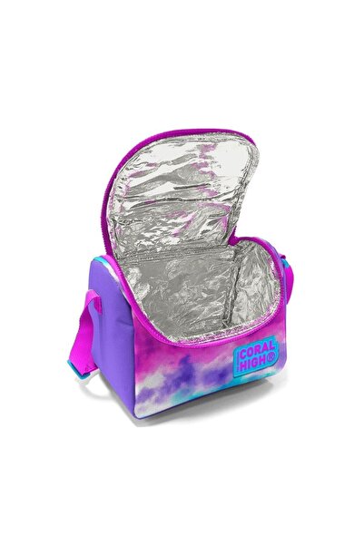 Coral High Kids Renkli Batik Unicorn Dondurma Desenli 3’lü Okul Çanta Seti SET0123480