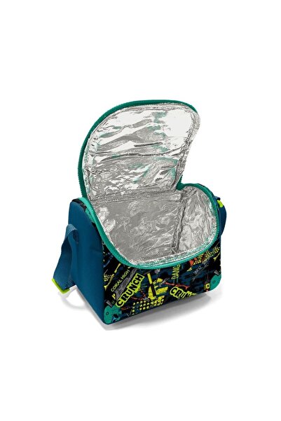 Coral High Black Repair Set Patterned 3-Piece School Bag Set SET0114417