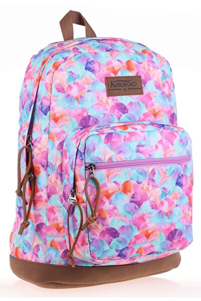 KAUKKO Шкільний та повсякденний рюкзак Safari - Color Layer - Дівчата - Серед...