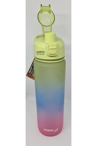 Gıpta Cool-J Sportsman 1000ml Green - Blue - Pink Three Color Tritan Flask