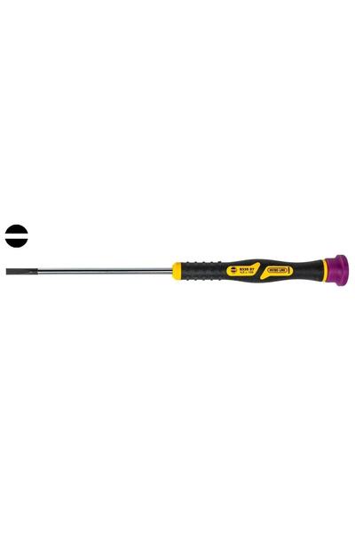 NAREX 833557 Elektronikçi Tip Klemens Düz Uçlu Tornavida 4x100 mm