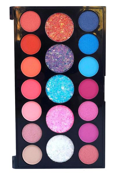 DARWEN Glittered 19-Piece Model Eyeshadow Palette