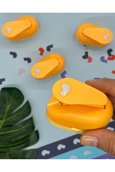Kağıt Gemi Dükkan Araba Desenli Turuncu Delgeç