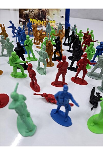 ALYTOYS Asker Oyuncak Askercilik Savaş Oyunları Strateji 70 Parça Komando Ask...