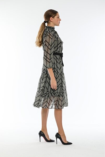 Apple Cix Φόρεμα σιφόν λέιζερ