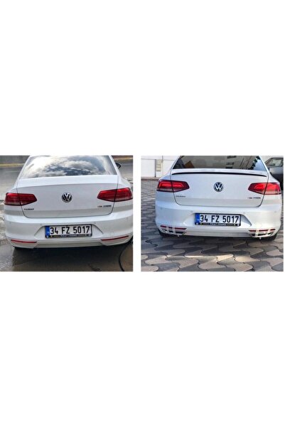 Genel Markalar Vw Passat B8 Bagaj Üstü Spoiler Bagaj Çıtası Pianoblack
