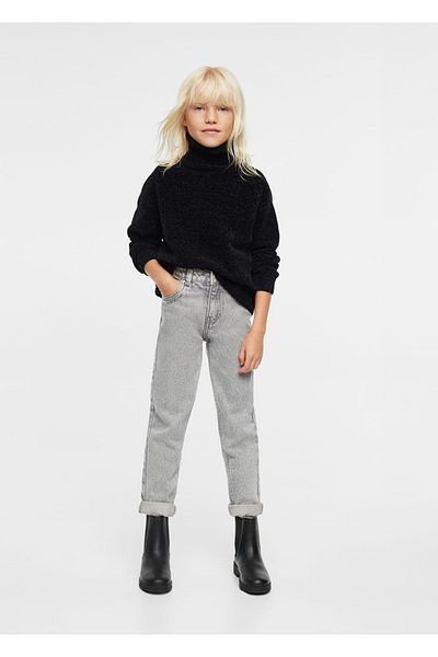 MANGO Kids Black Sweater Vest for Kids