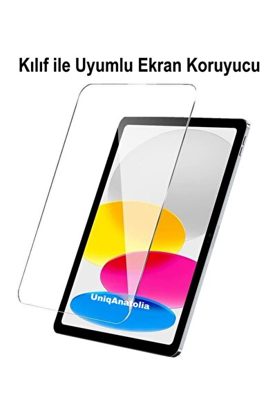 UniqAnatolia Apple iPad 10Th Generation 10.9 Inch 2022 Compatible Tempered Unbreakable Screen Protector