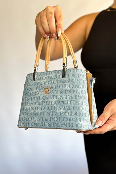 Just Polo حقيبة كتف نسائية رياضية مقاس وسط موديل كلاسيكي 24 سم * 17 سم 4019 د...