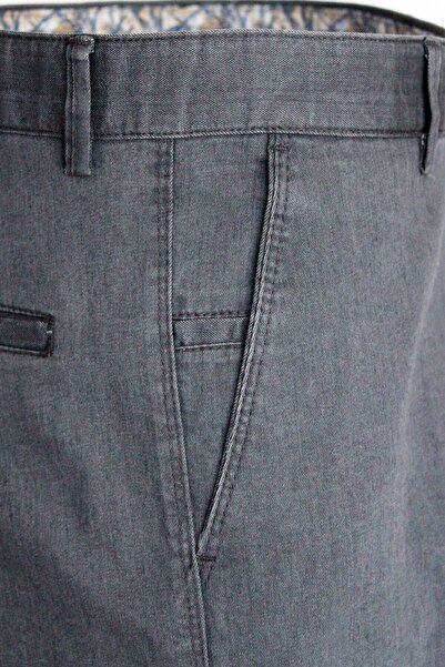 Varetta Erkek Gri Yandan Cepli Kot Pantolon