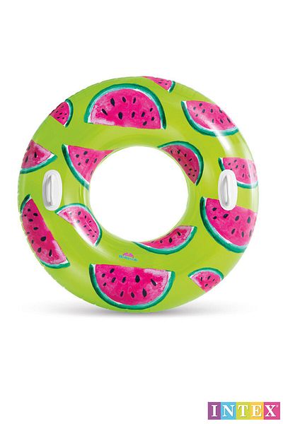 hediyecik İntex Watermelon Patterned Adult Bagel with Handle 107 cm