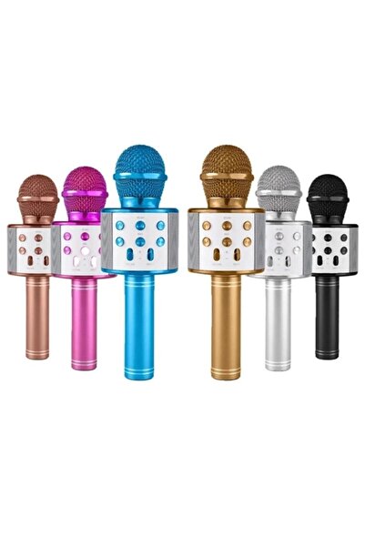 erkaplanshop Karaoke Hoparlör Karaoke Mikrofon Bluetooth Hoparlör