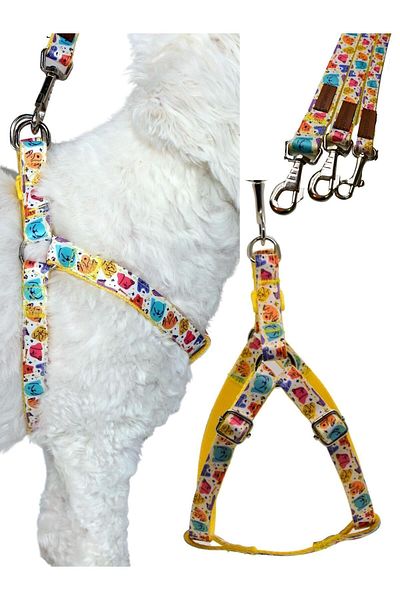 CARAMELOS Dog Collar And Travel Strap Set