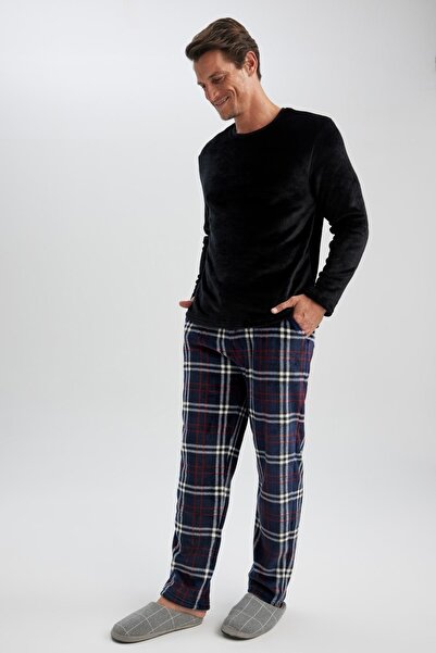 DeFacto Kapesní kostkovaný spodní díl na spaní Regular Fit A5770ax23au