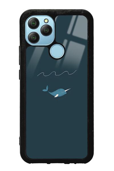 Spoyi GM 21 Doodle Fish Tasarımlı Glossy Telefon Kılıfı