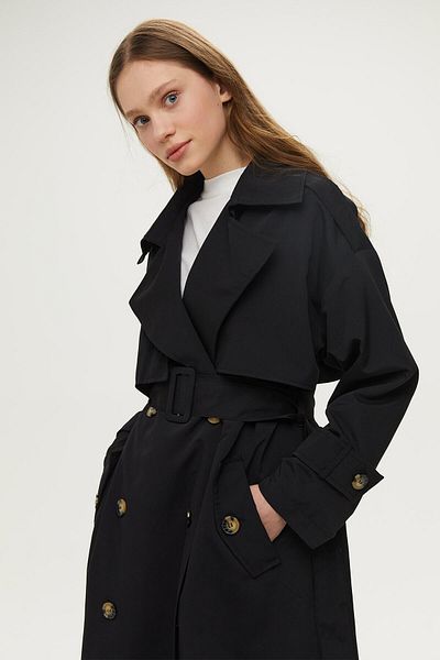 Manuka TRENCH NEGRU CU NATURILE