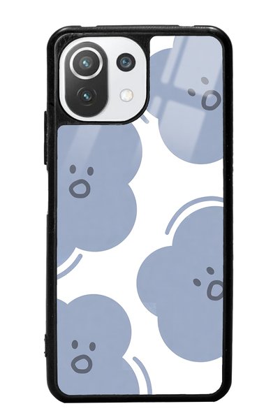 Spoyi Xiaomi Mi 11 Lite Cloud Face Design Glossy Phone Case