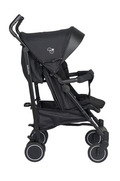 Biddy Pitty Picco Baston Puset Hafif Bebek Arabası Jet Black